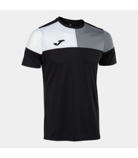 Футболка спортивна CREW V, чорна JOMA - Футболки (дитячі)