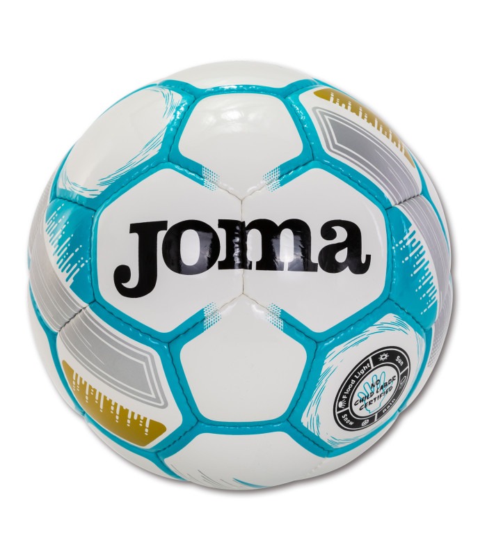 М'яч EGEO Т5, синьо-білий, 400522.216 JOMA - Футбольні м'ячі